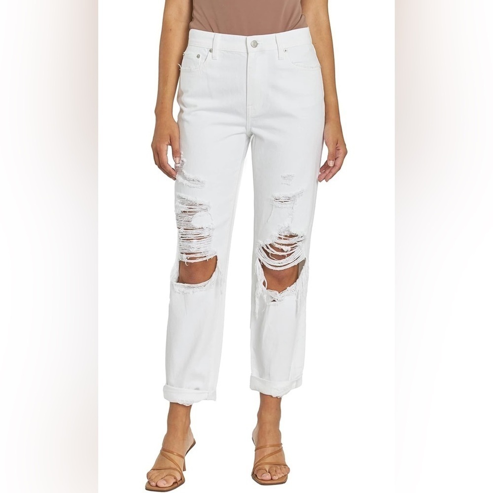 PISTOLA PRESLEY HIGH RISE RELAXED ROLLER in Blizzard